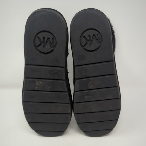 Michael Kors Black Faux Fur Boots Shoes Womens Size 5 - Picture 7 of 8
